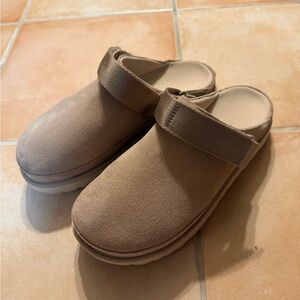 UGG Tan Slip-On Slippers